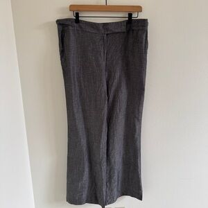 Ann Taylor Margo Wool & Linen Trouser Pants 14
